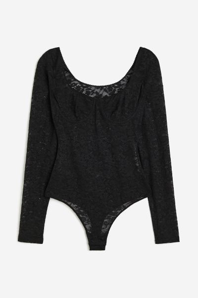 Body con copas sin acolchado Light shaping | H&M (FR, IT, ES, PT, BE)