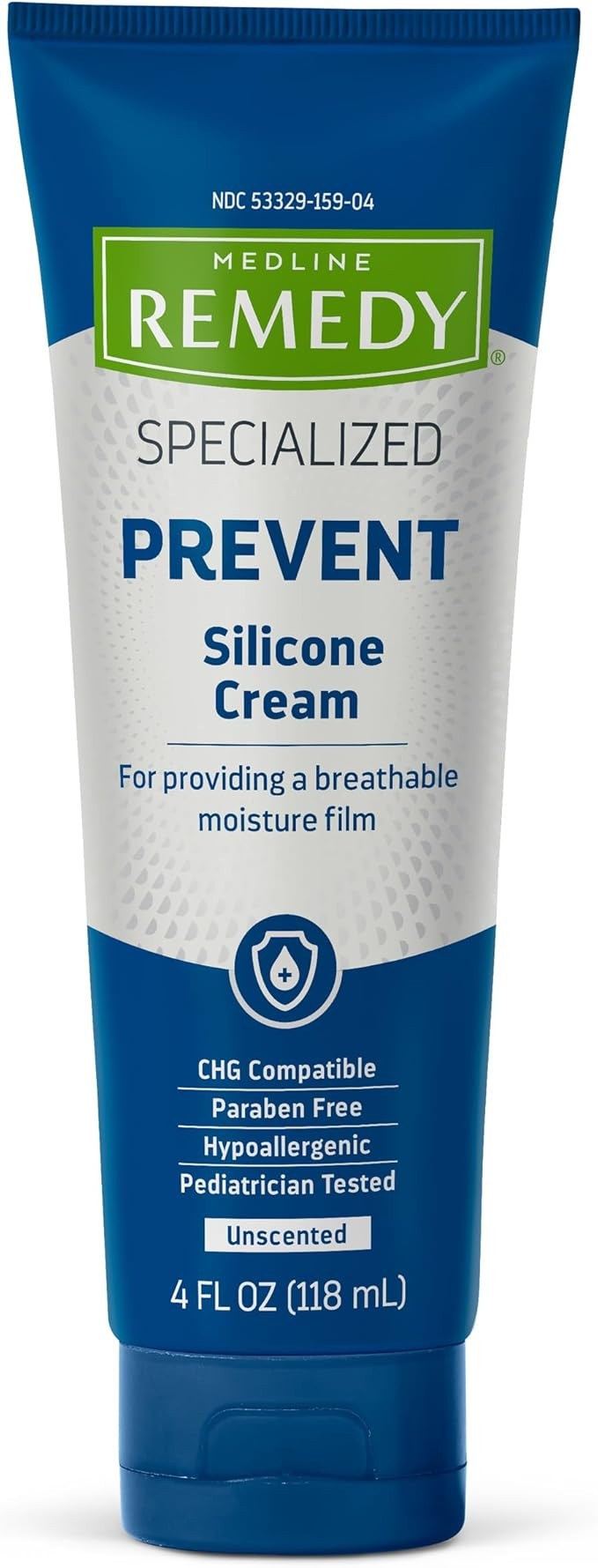 Medline Remedy Specialized Silicone Cream, Unscented (4 fl oz), Gentle Breathable Film for All Ag... | Amazon (US)