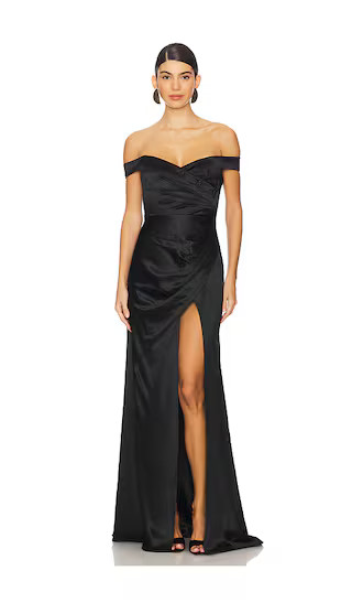 Paulina Gown in Black | Revolve Clothing (Global)