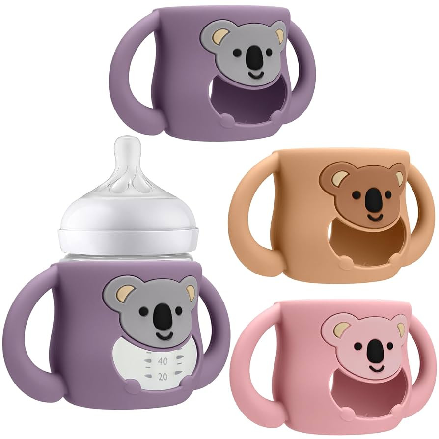 BUSOHA 3 Pack Koala Silicone Sleeves for Avent Baby Bottles - Drop Protection Baby Bottle Sleeves... | Amazon (US)