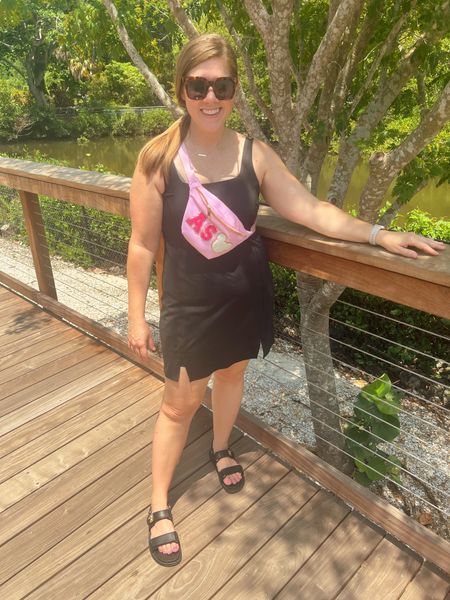 ootd 💗 went to the zoo and lunch in downtown Naples! 

Summer outfit, sandals, Target, athletic dress

#LTKMidsize #LTKFitness #LTKFindsUnder50