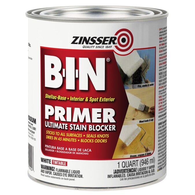 Zinsser B-I-N Interior Multi-Purpose Shellac Wall and Ceiling Primer (1-Gallon) | Lowe's