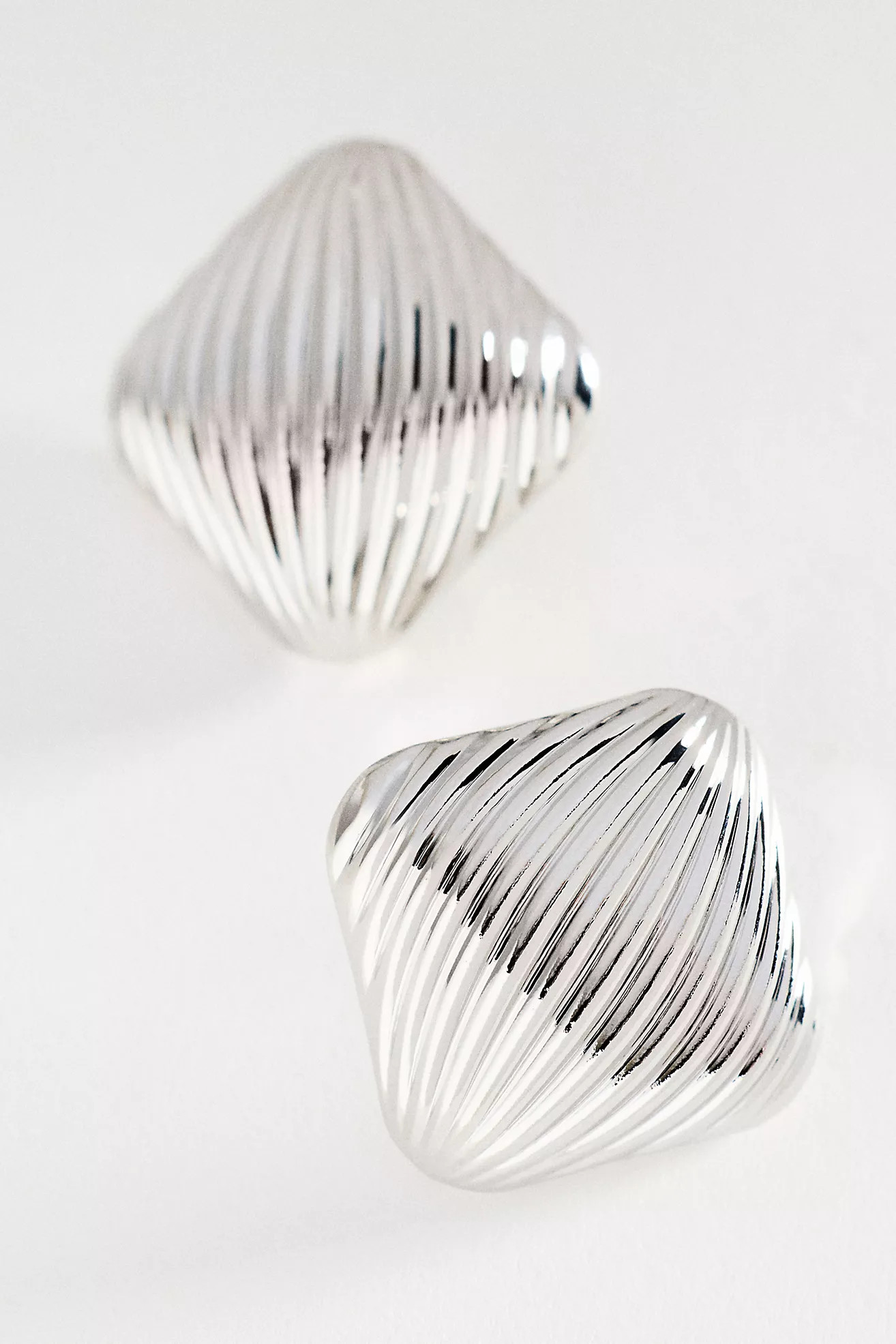 By Anthropologie Grooved Square Post Earrings | Anthropologie (US)