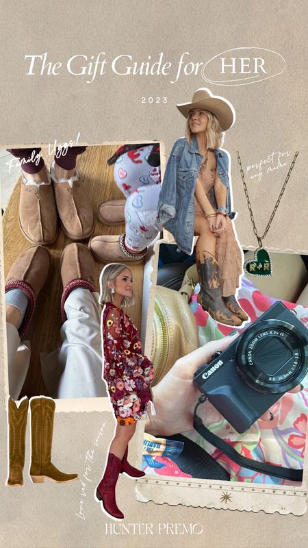 Gift Guide for her! 

Camera | boots | uggs | jewelry | holiday gift | Christmas gift 

#LTKHoliday #LTKSeasonal #LTKGiftGuide
