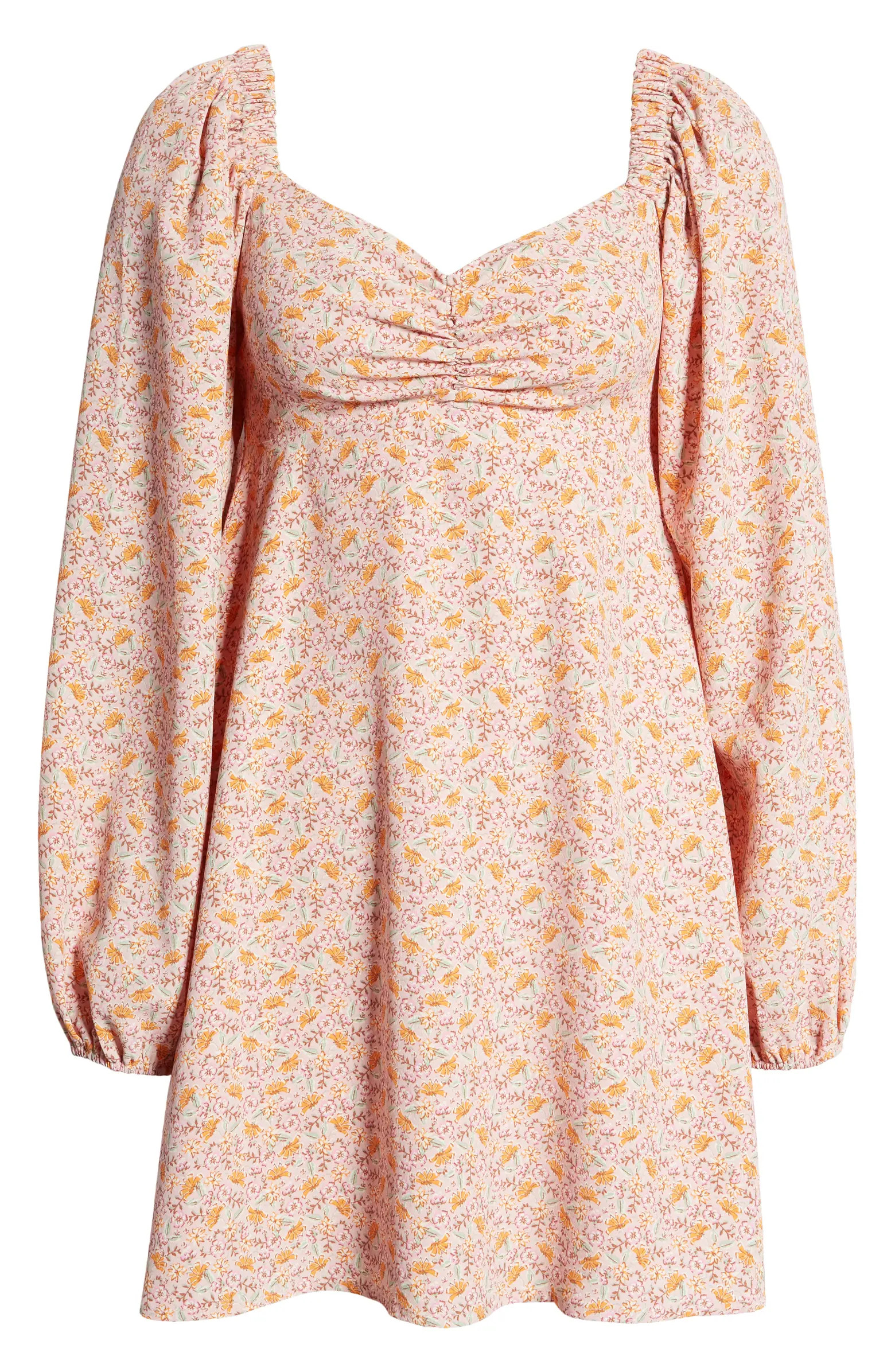Moment Floral Long Sleeve Swing Dress | Nordstrom