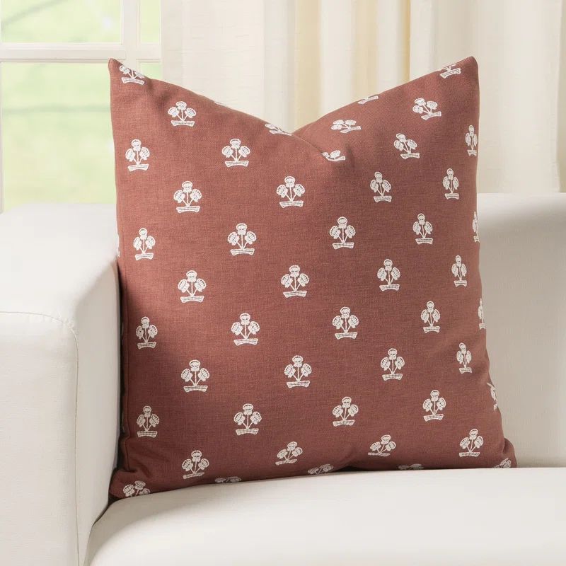 Hamachi Floral Cotton Throw Pillow | Wayfair North America