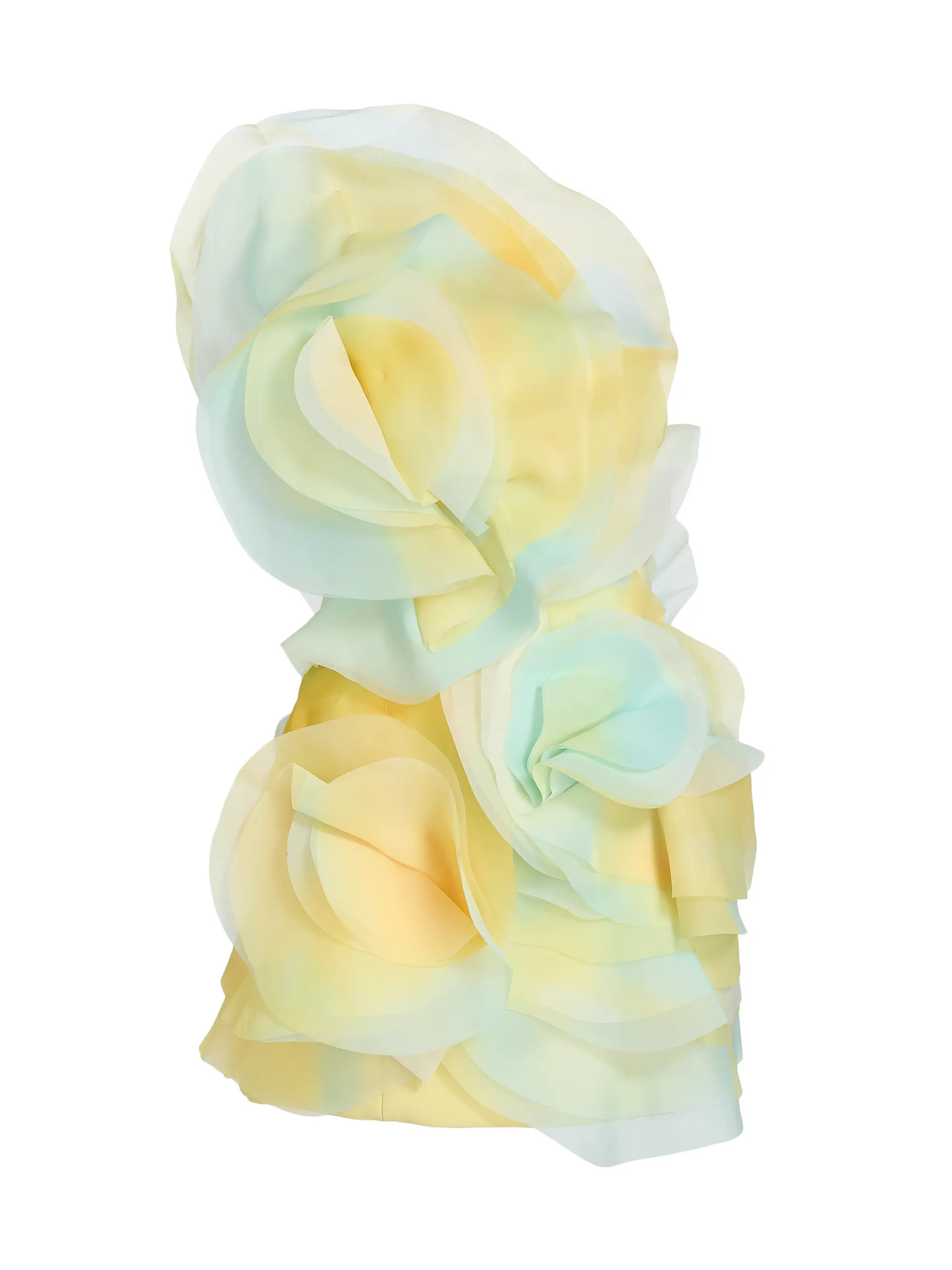 Cotwall Ruffled Floral One-Shoulder Minidress | Saks Fifth Avenue