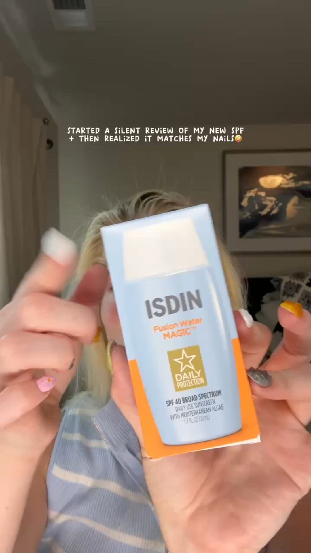 trying out a new spf and it is sensitive skin approved! 🙌🏻