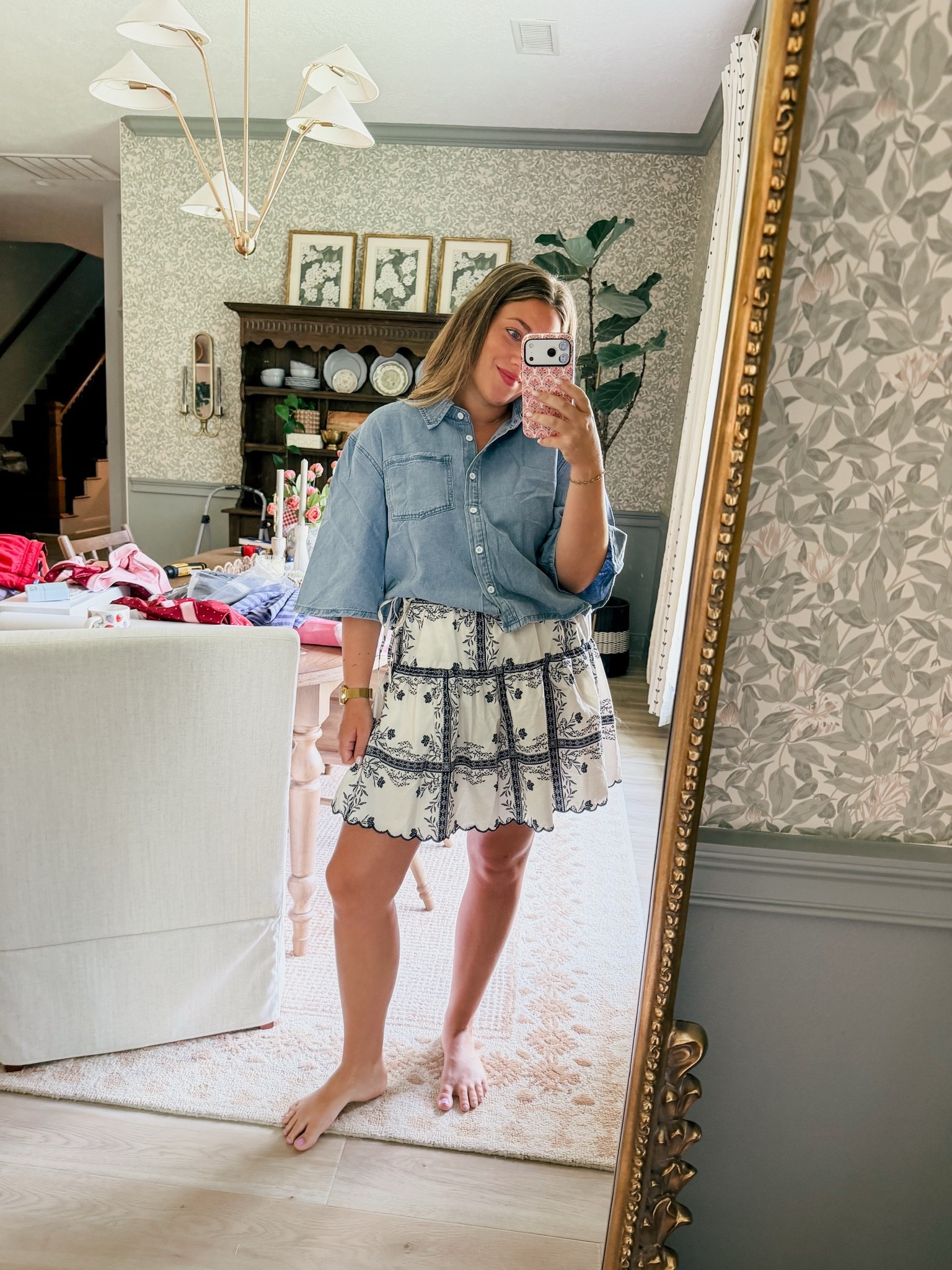 Loving this target skirt. 🩷 TTS

Target skirt Amazon denim button down

#LTKSeasonal #LTKootd