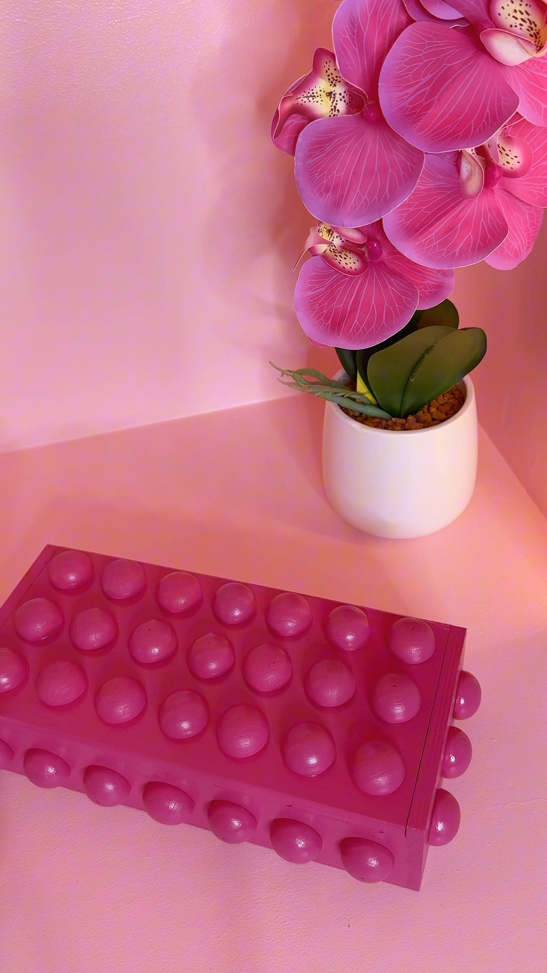 Easy DIY wooden box turned into the cutest whimsical storage box! 💖✨ Perfect for hiding remotes on a coffee table, styling on a bookshelf or adding a fun pop of color to your home decor. I linked a similar unfinished wooden box + everything you need to recreate it!

#LTKHome