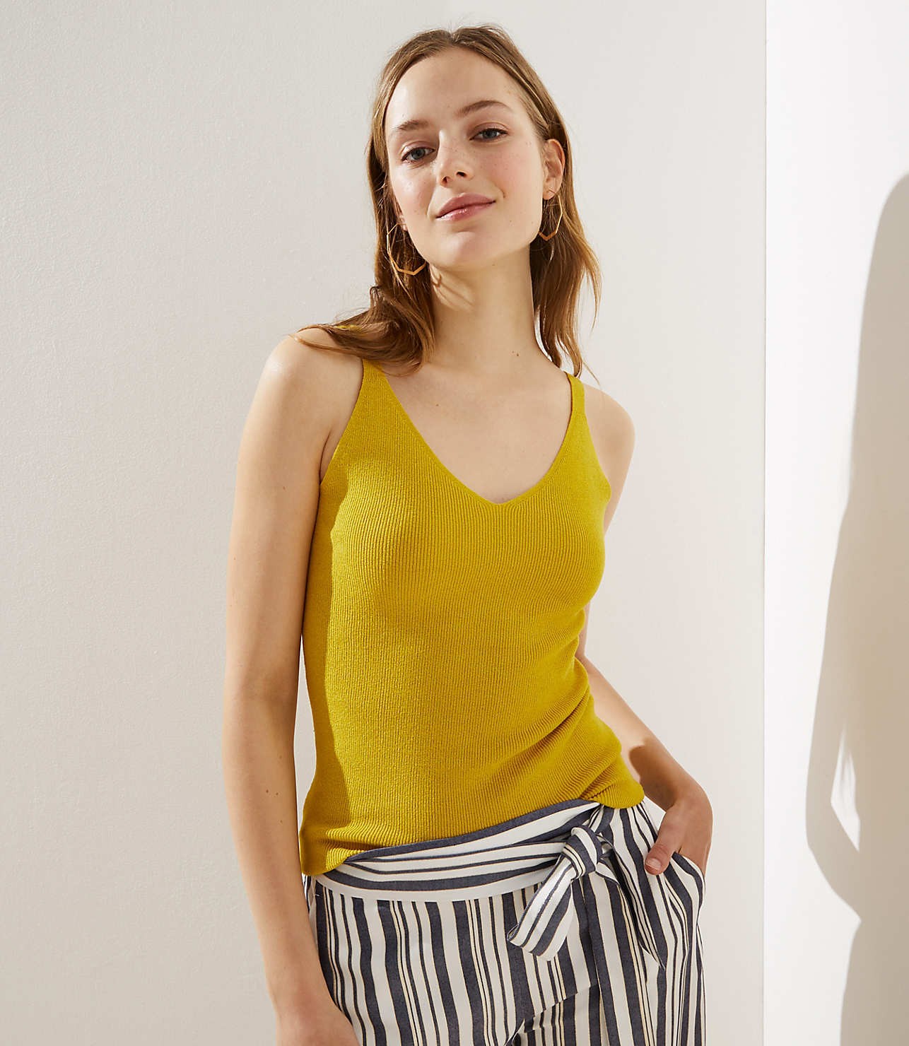 Ribbed Sweater Cami | LOFT