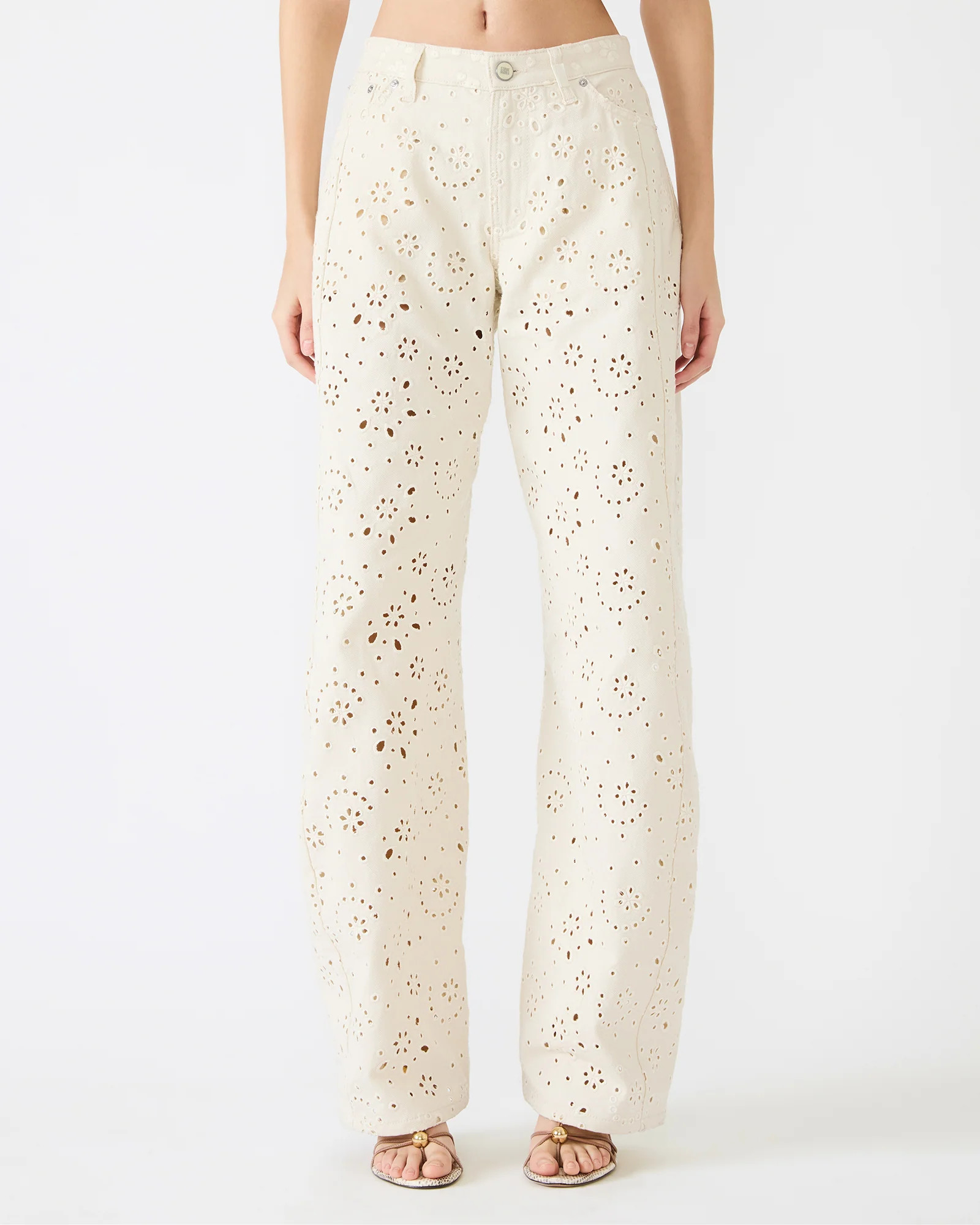 RORI Sea Mist Straight-Leg Denim Women's Bottoms | Steve Madden (US)