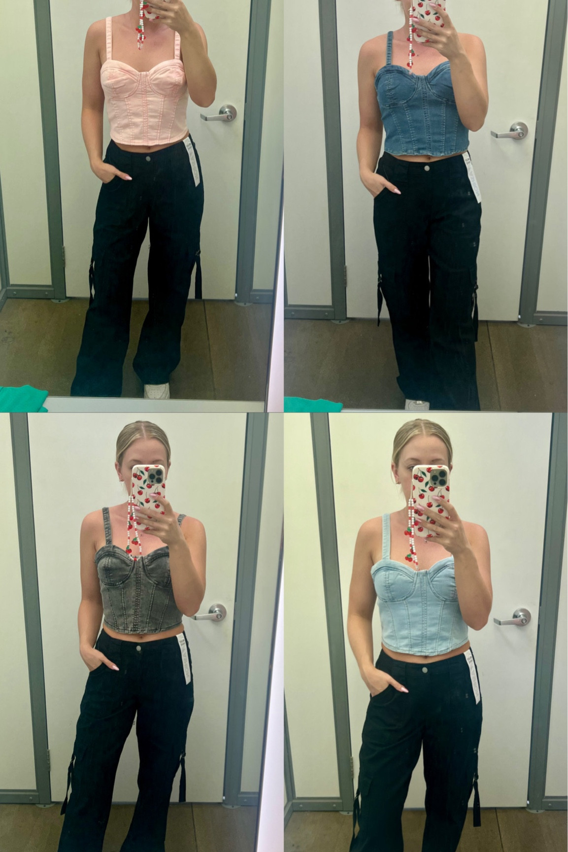 Check out these super cute Jean corset style tops from Walmart. Only $13! I ended up grabbing the acid wash but may go back for the pink. 😍
. 
Walmart style | Walmart | Walmart fashion 

#LTKFindsUnder50 #LTKSeasonal #LTKSaleAlert