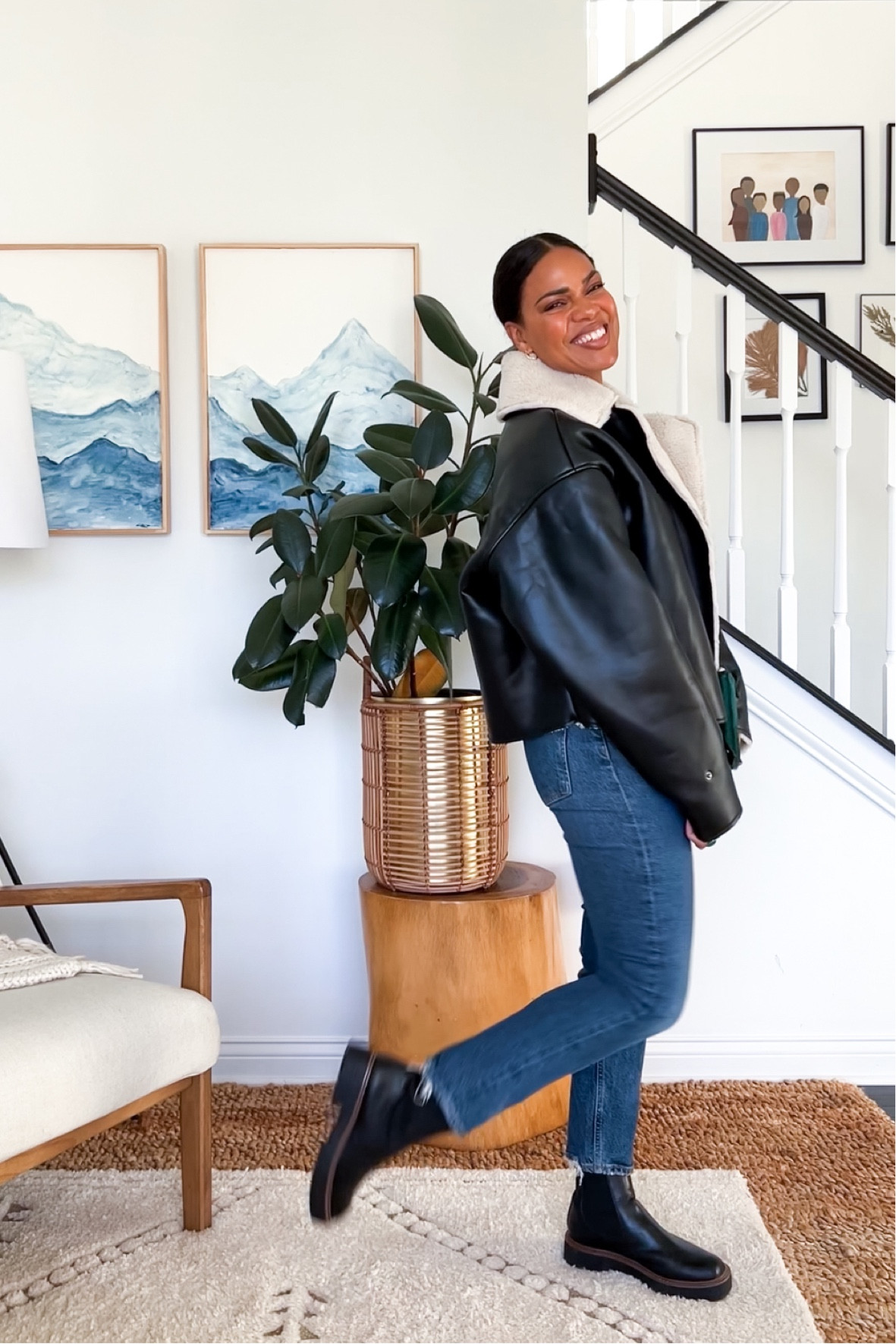 Jacket size up. Jeans tts. Boots size up if you’re wearing winter socks. 

#LTKGiftGuide #LTKCyberweek #LTKHoliday