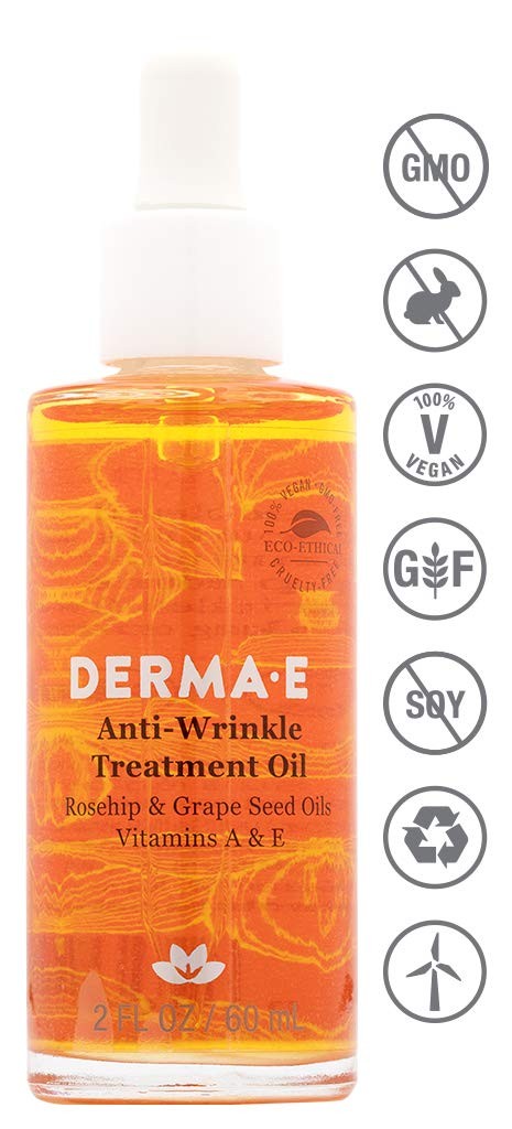 DERMA E Fragrance-Free Anti-Wrinkle Treatment Oil, 2 oz | Amazon (US)