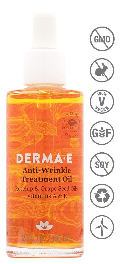DERMA E Fragrance-Free Anti-Wrinkle Treatment Oil, 2 oz | Amazon (US)