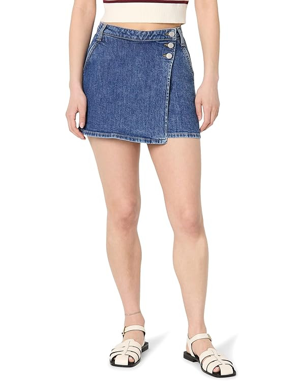 The Drop Women's Standard Gabby Denim Wrap Skort | Amazon (US)