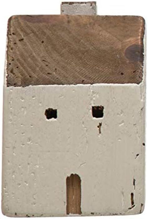 Creative Co-Op 4" Square x 6" H Reclaimed Wood House, Natural & White (Each One Will Vary) Figure... | Amazon (CA)