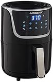 GoWISE USA Electric Mini Air Fryer with Digital Touchscreen + Recipe Book, 1.7-Qt up to 2 Qt Max, Bl | Amazon (US)