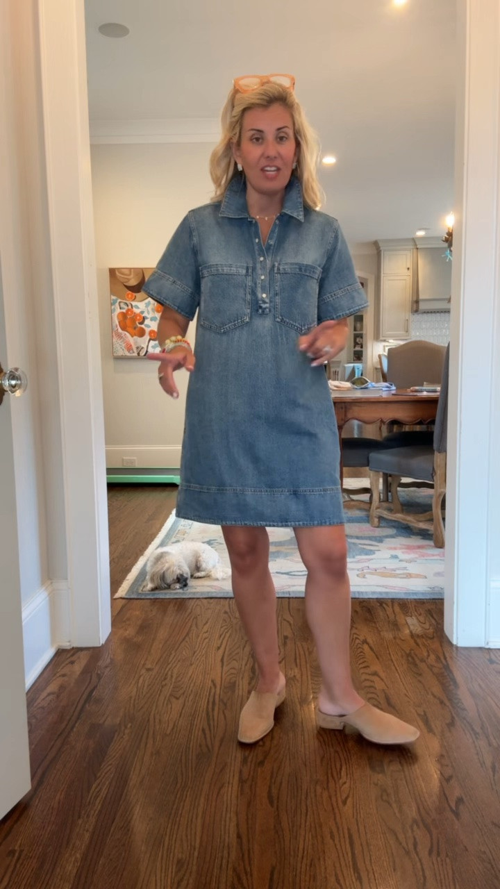 I am so pumped!! The Nordstrom sale brought back this Madewell denim dress and mules!! Brought to you by Rebecca!!

#LTKdayinmylife #LTKootd #LTKmomlife