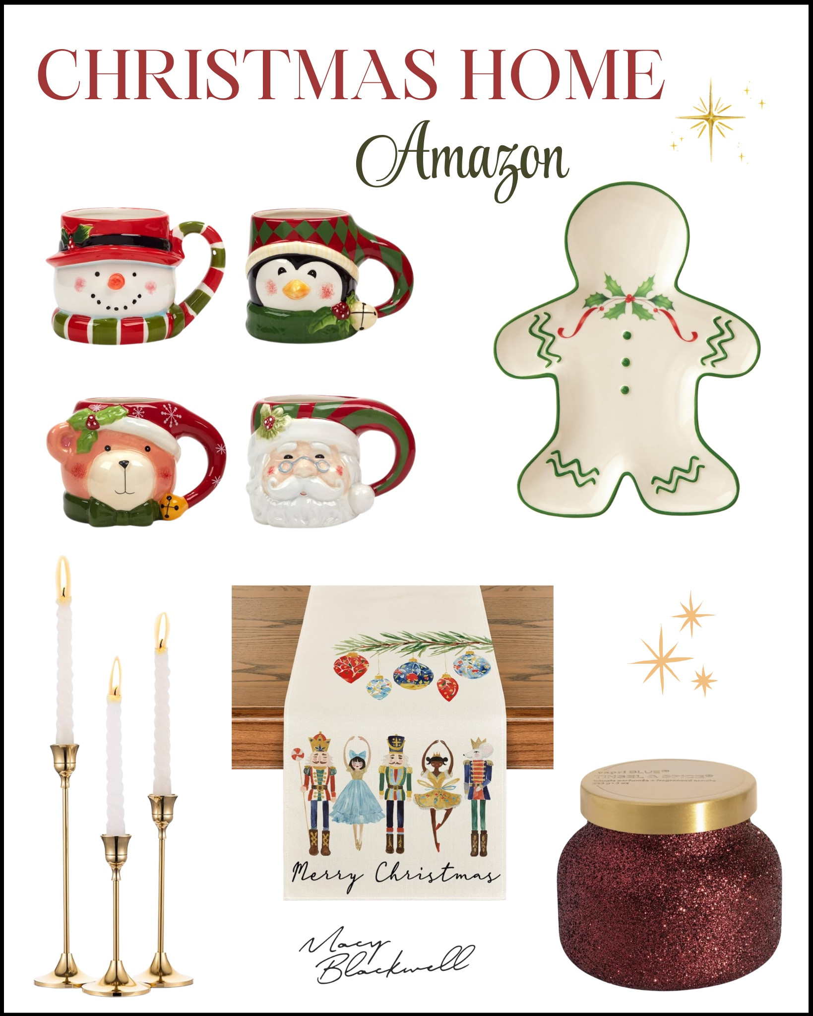 Amazon Christmas decor 
Amazon christmas home 
Christmas plate 
Christmas kitchen 
Christmas candle 
Holiday decor
Anthropologie dupes 
Christmas mug 
Table runner 

#LTKSeasonal #LTKHoliday #LTKHome