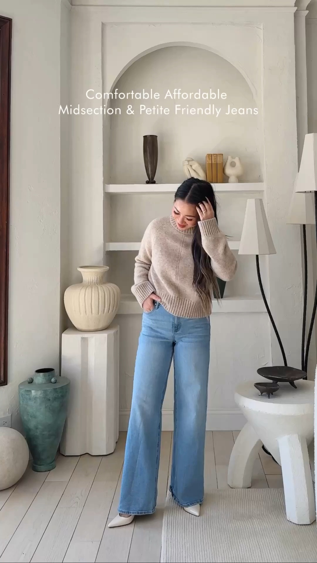 Affordable and comfortable midsection and petite friendly jeans!

Quince Bella Stretch Wide Leg Jeans: Very comfortable for midsection/postpartum tummy! Flattering wide/straight leg shape. I’m wearing 26x30, color ‘Frosted Blue’.

For size reference, I’m 5 ft 115 pounds and wearing the size above.

Follow my LTK @wendyslookbook on the @shop.LTK app to view this post and get my exclusive app-only content!



#LTKPetite #LTKgrwm