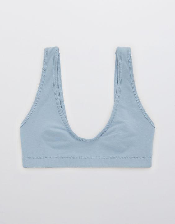 Aerie Cotton Scoop Bralette | American Eagle Outfitters (US & CA)