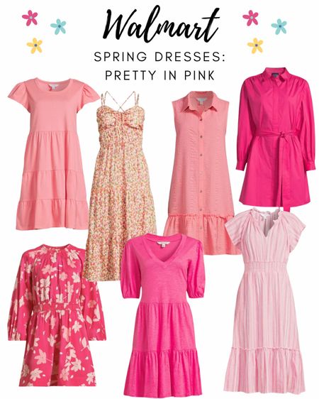 Pretty in Pink this Spring with dresses from Walmart! So many cute options! #WalmartPartner #WalmartFashion @walmartfashion 

#LTKfindsunder50 #LTKstyletip #LTKSeasonal