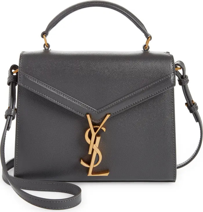 Mini Cassandra Leather Top Handle Bag | Nordstrom