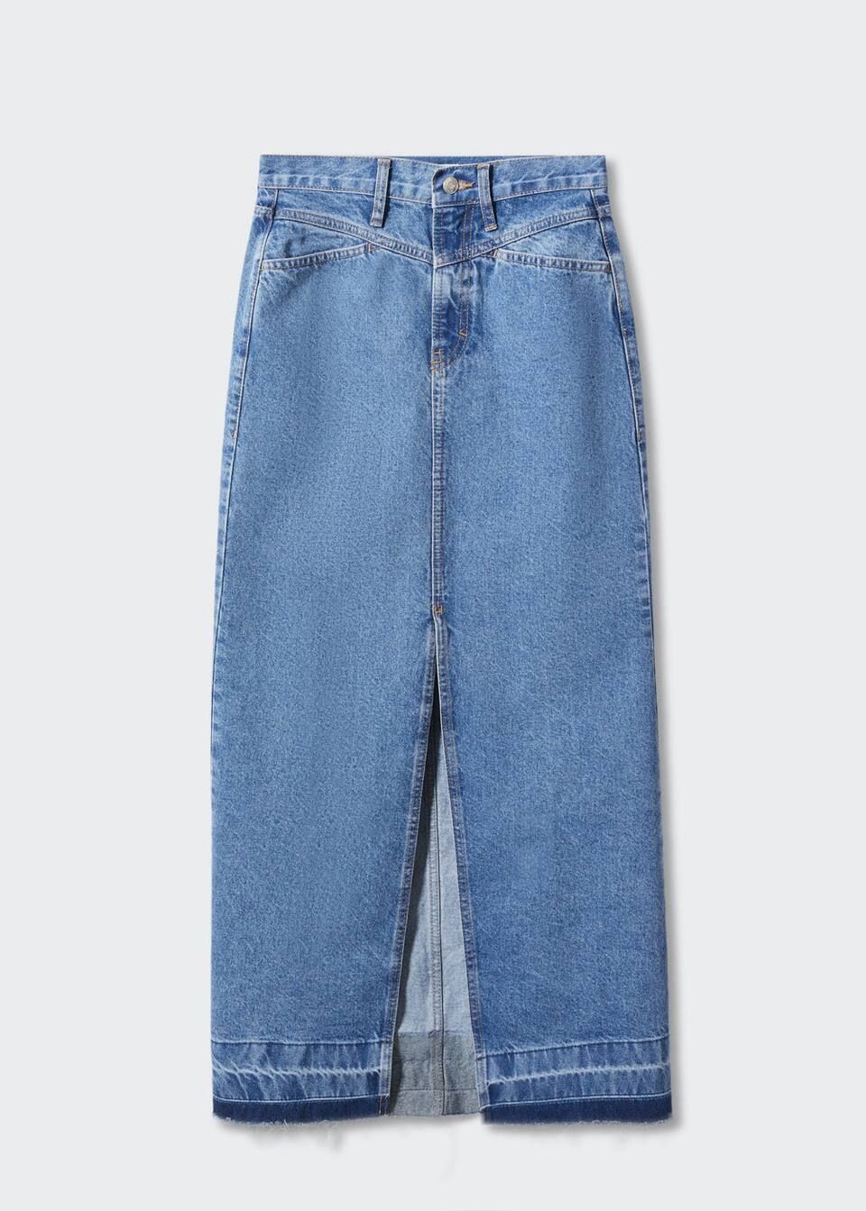 Rafaella Denim long skirt | MANGO (US)