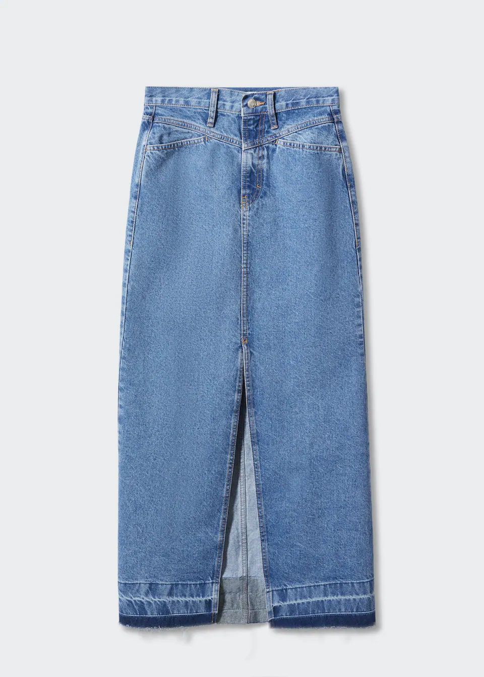 Rafaella Denim long skirt | MANGO (US)