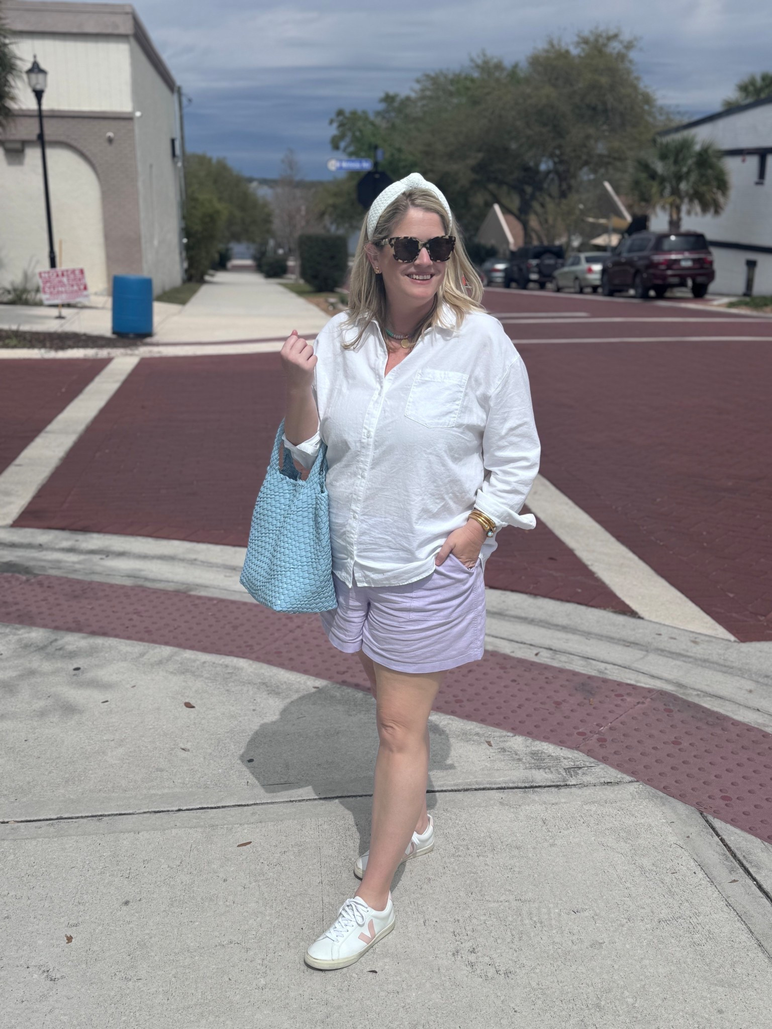 Perfect spring Saturday fit! Shorts are under $30 and a great color for spring! 

#springoutfit #lavender #jcrewfactory

#LTKMidsize #LTKFindsUnder50