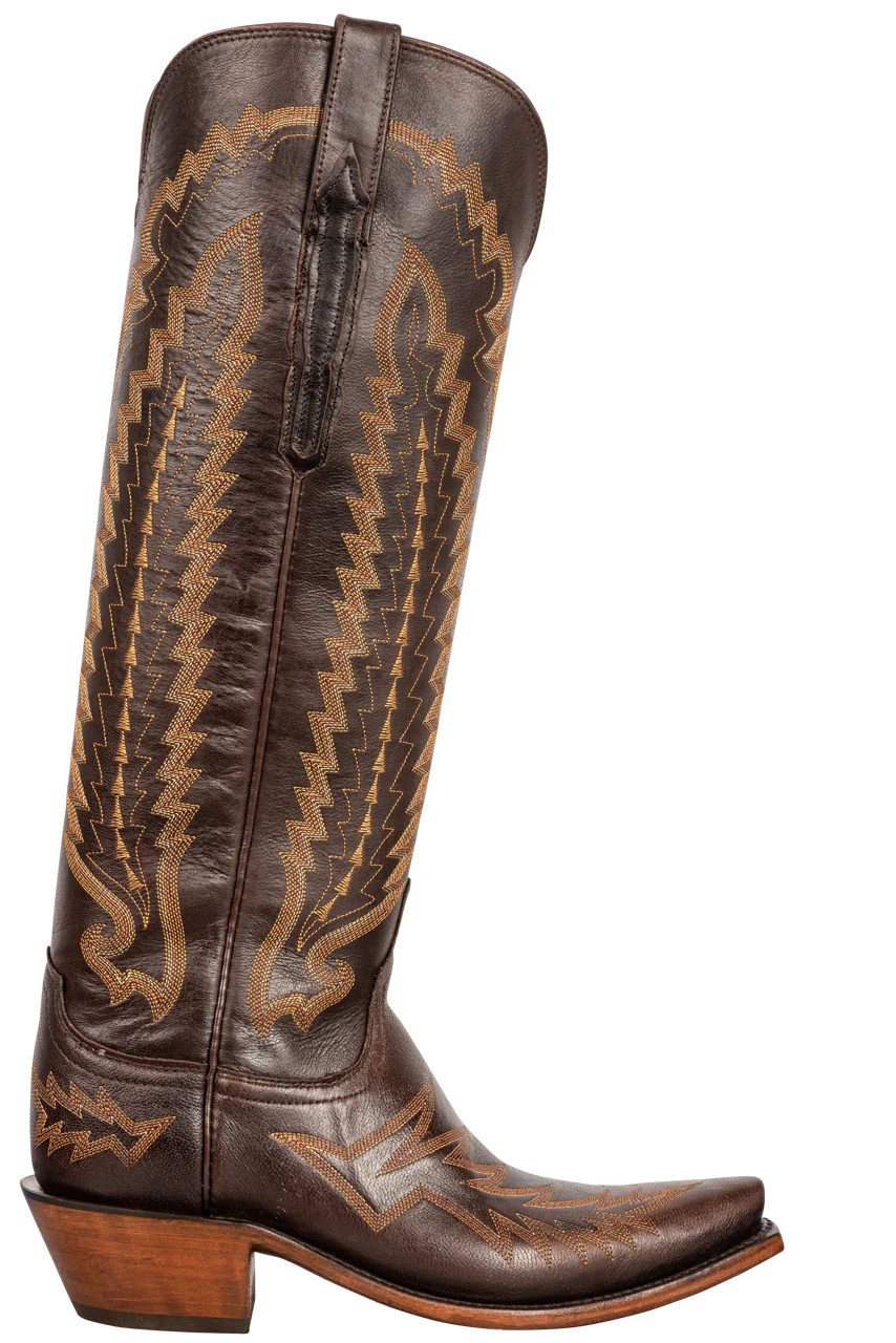 Lucchese Priscilla Brown Cowgirl Boots | Pinto Ranch | Pinto Ranch