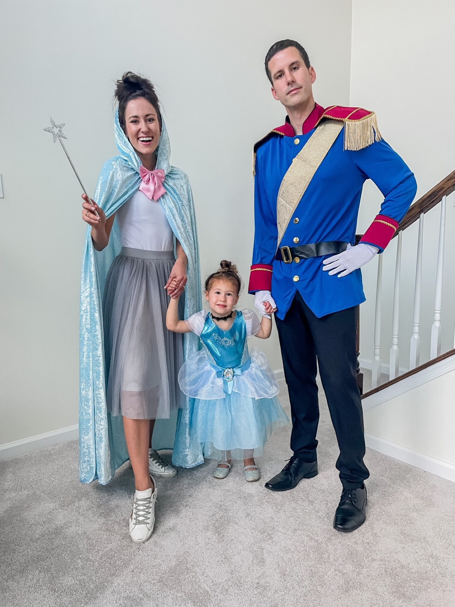 Easy family Halloween costume idea! Cinderella ft. A mini Cinderella, Prince Charming, + DIY fairy godmother 🎃🥰

#LTKHalloween #LTKfamily #LTKstyletip