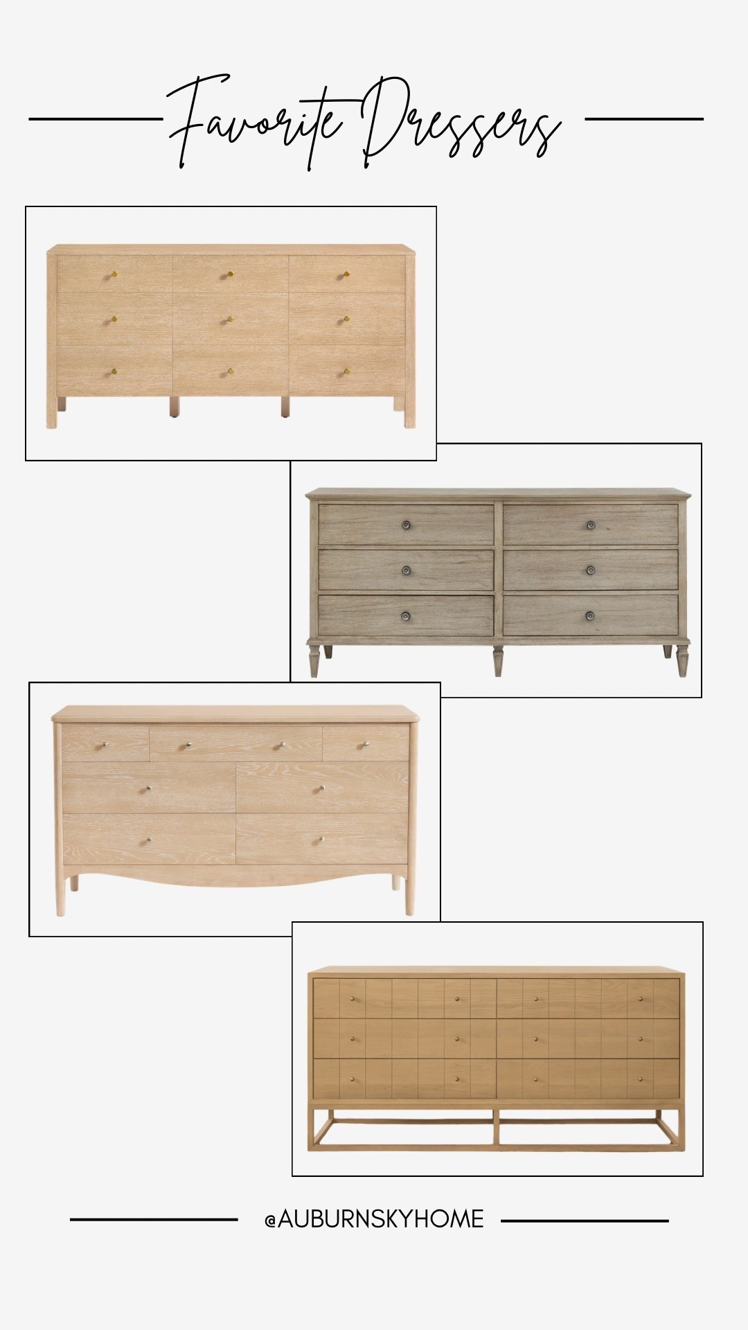 These were our top choices for the dresser in our primary bedroom. Different price points, all good options 🤍

#LTKHome