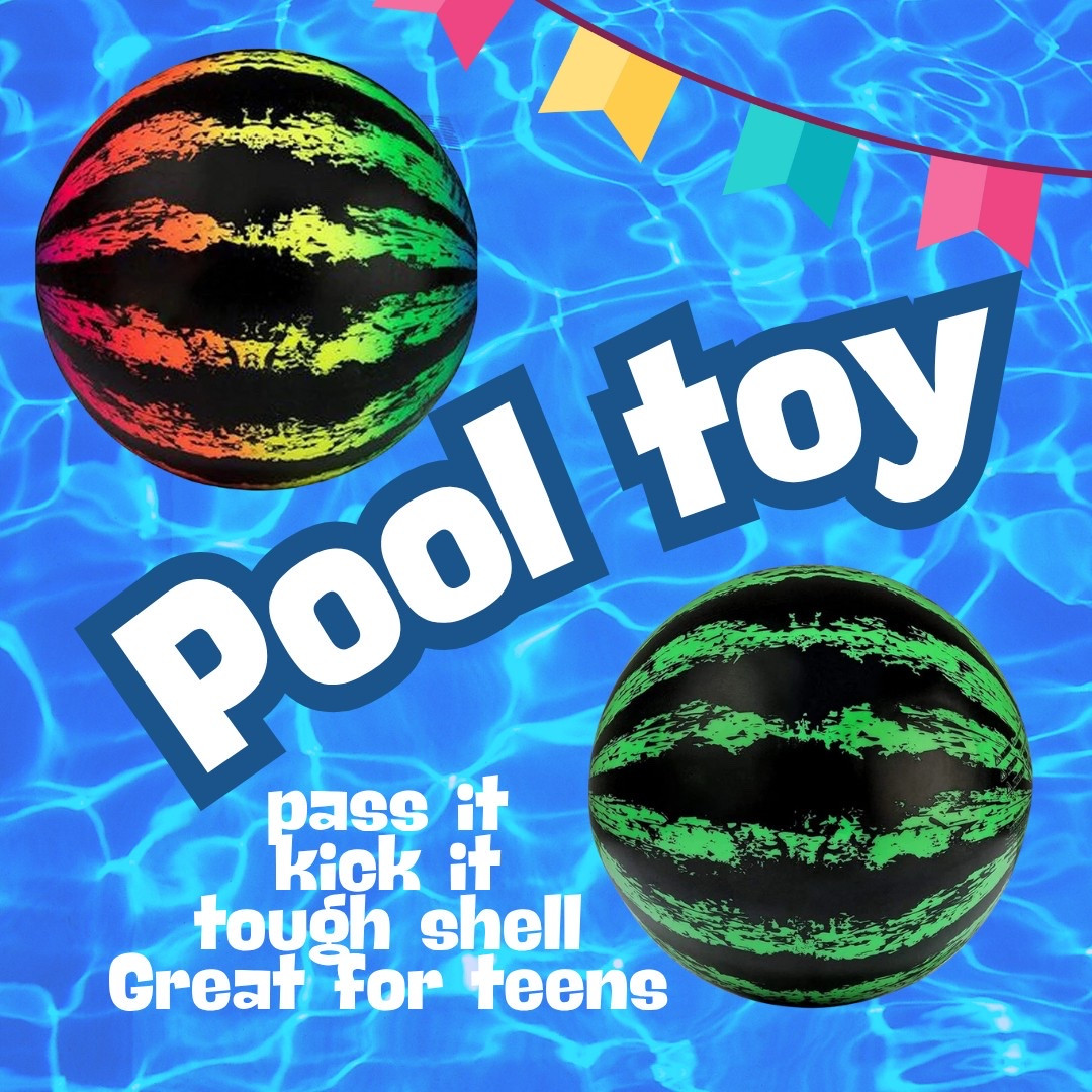 The kids are OBSESSED with this watermelon weighted pool toy!  It’s designed to be played with under the water - you can pass it, kick it - and more.  The boys favorite?  Capture the flag using the watermelon 🍉🍉🍉

#LTKSwim #LTKFamily #LTKKids