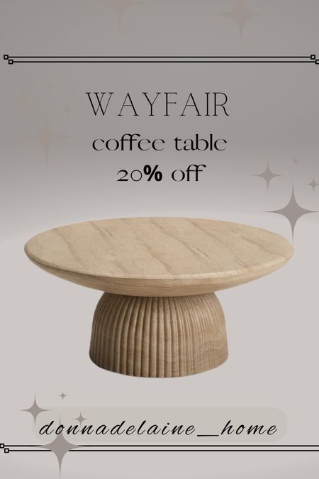So gorgeous! Love this coffee table…new at Wayfair. And it’s on sale! 
Modern organic furniture 

#LTKhome