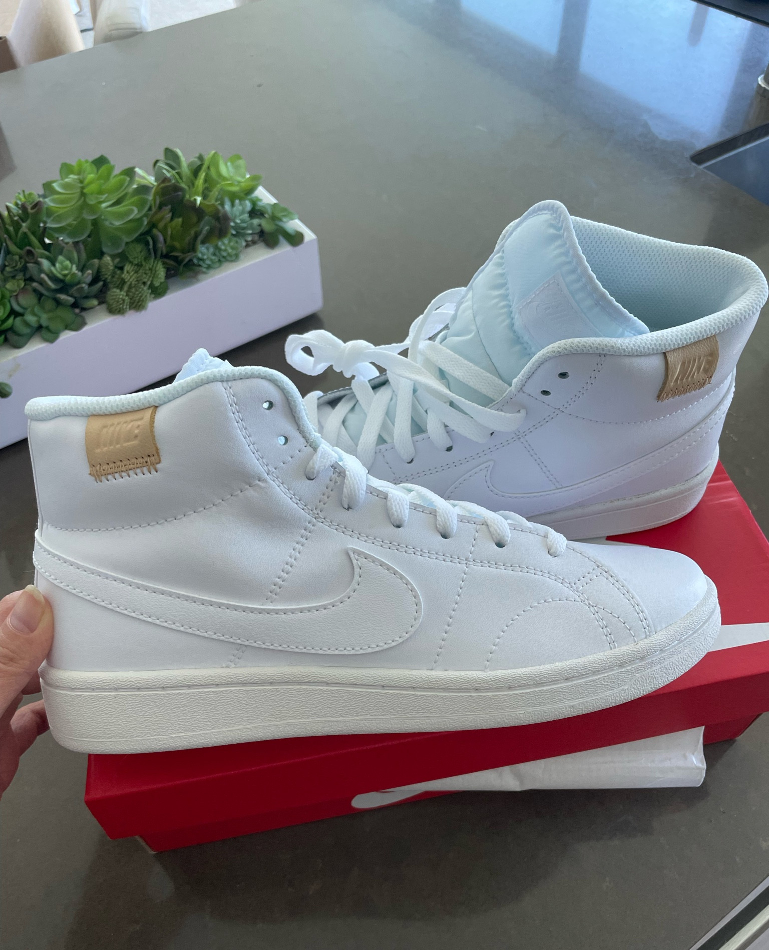 How crazy these cute new Nikes I just got are only $53.97!!! True to size, White sneakers, comfy sneakers 

#LTKshoecrush #LTKfit #LTKunder100