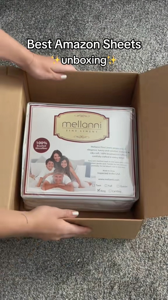 My FAVORITE Amazon sheets! They are soft and stay cool! 


Mellanni sheets, Amazon unboxing, Amazon haul, home decor, homeowner, bedroom, bedset, must haves