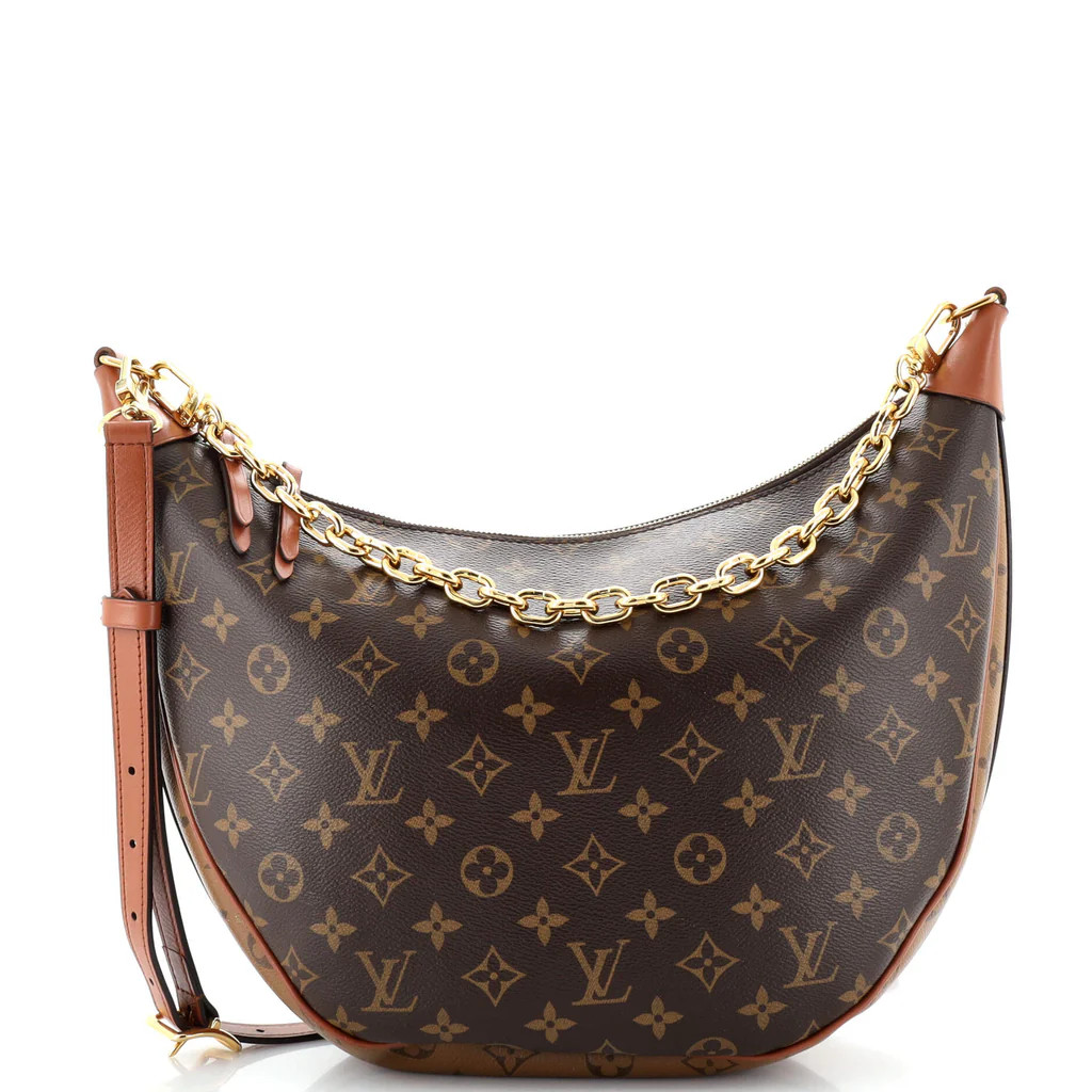 Loop Hobo Reverse Monogram Canvas | Rebag