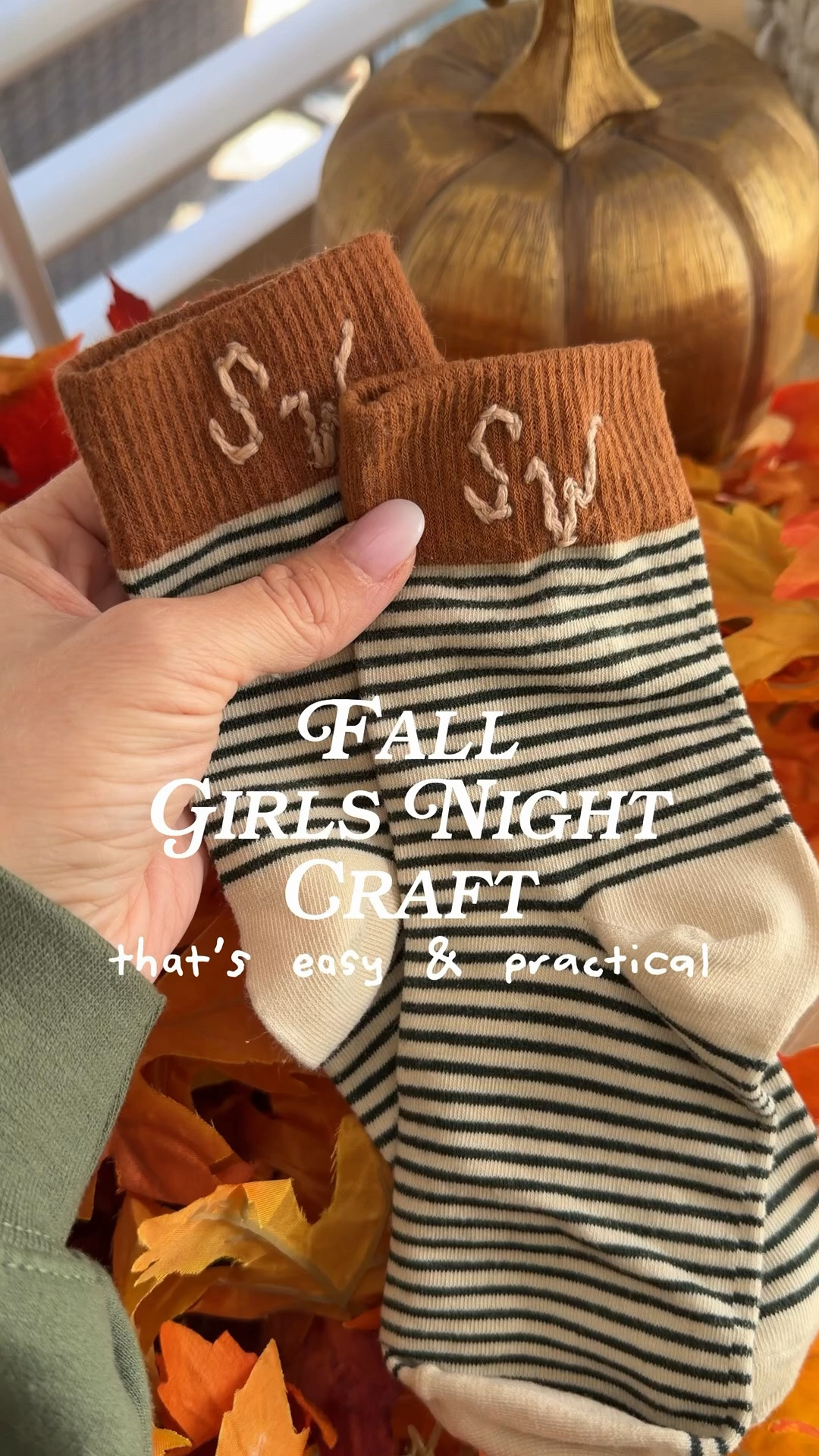 Really simple, unique, fun, and eclectically practical fall girls night craft!!

#LTKSeasonal