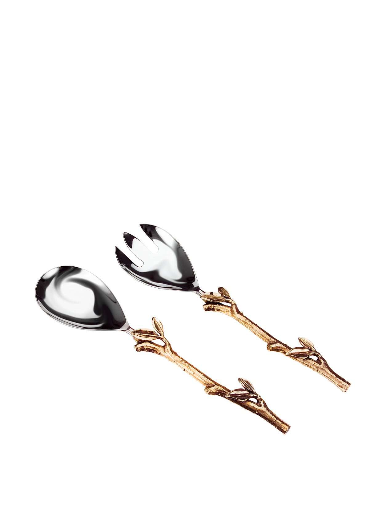 Godinger Goldleaf Set Of 2 Salad Servers | Amazon (US)