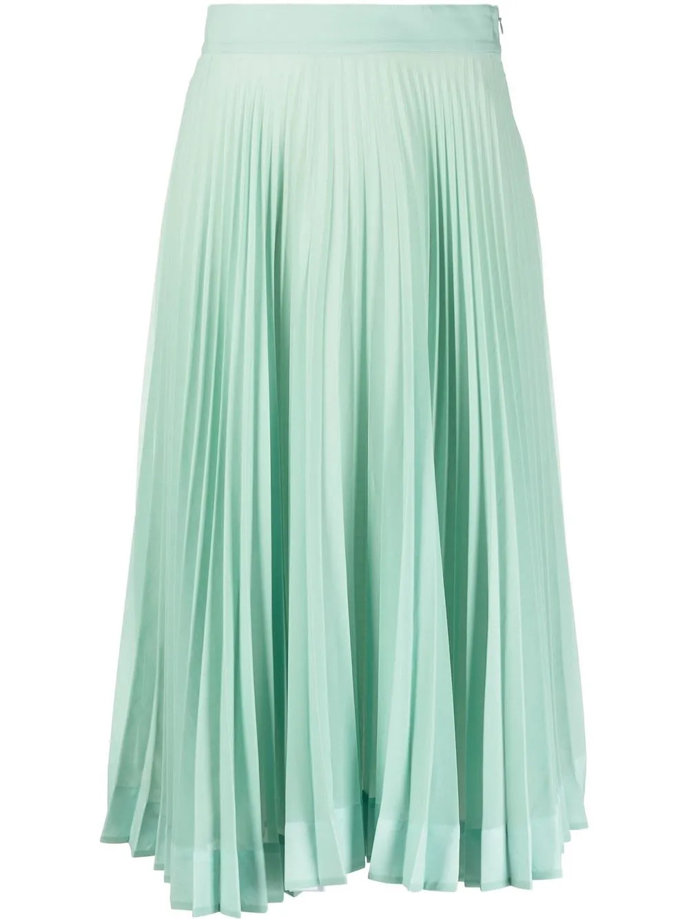 Plan C Pleated Midi Skirt | Green | FARFETCH | Farfetch Global