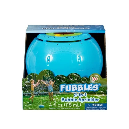 Little Kids Inc. Fubbles 2 in 1 Bubble Sprinkler with Premium Solution | Walmart (US)