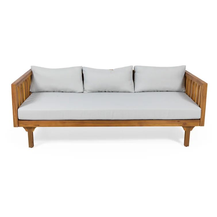 67.75'' Wide Outdoor Patio Daybed with Cushions | Wayfair North America