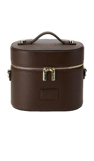 ETOILE COLLECTIVE Oval Toiletry Case in Espresso. | Revolve Clothing (Global)