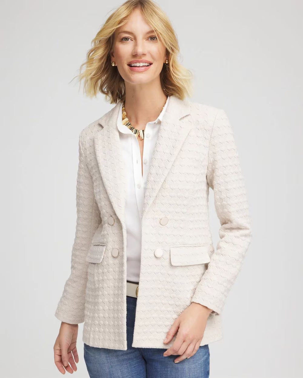 Textured Knit Blazer | Chico's
