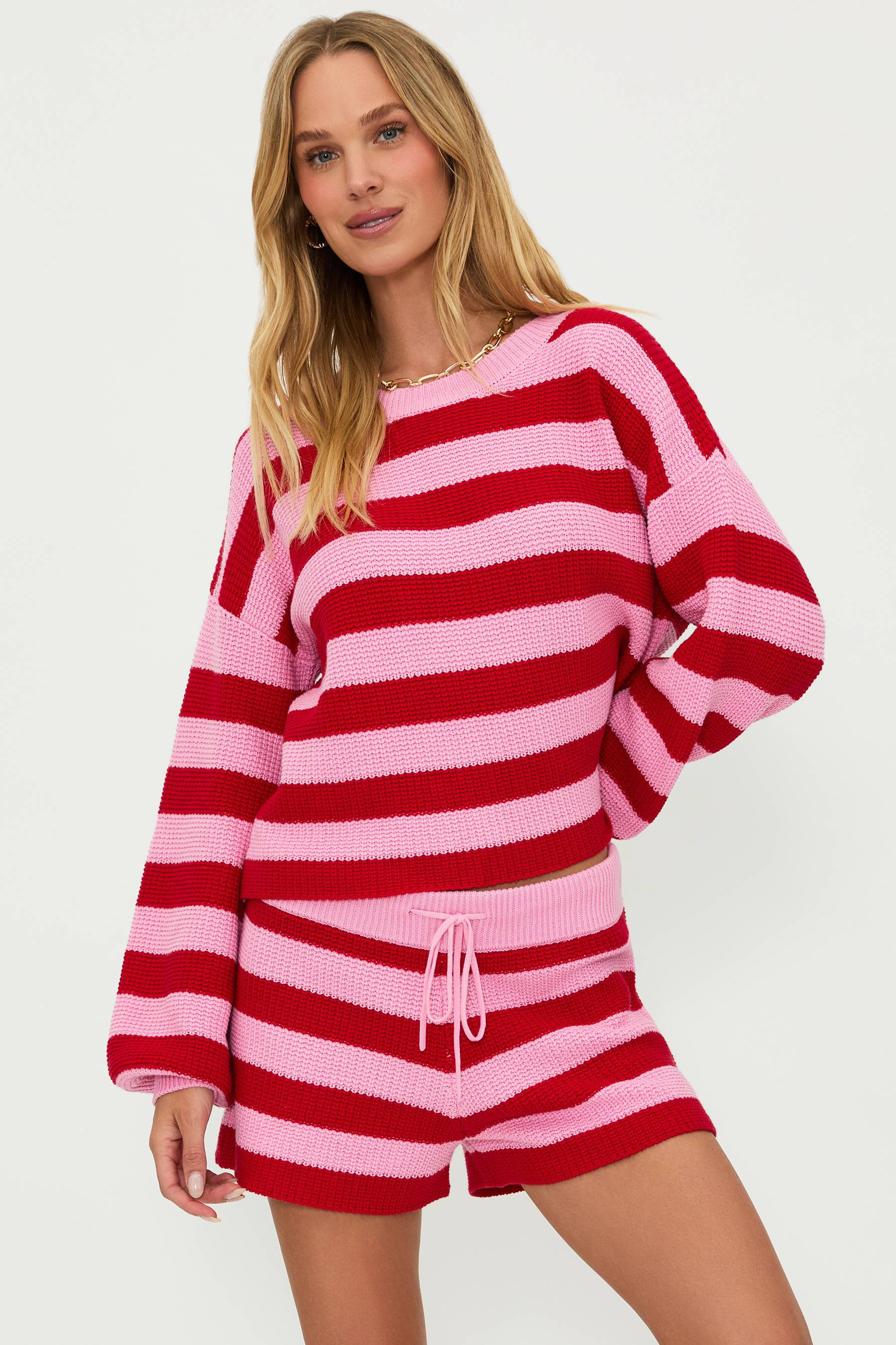 AVA SWEATER CANDY CANE STRIPE | Beach Riot