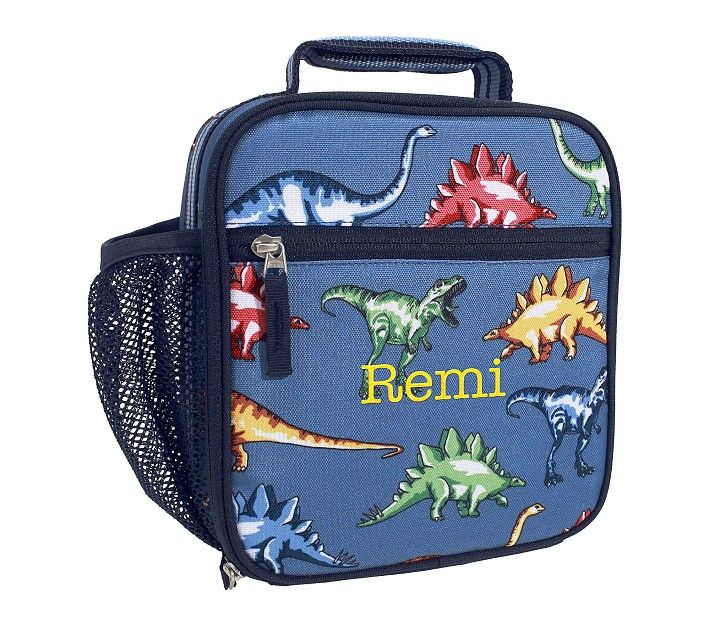 Mackenzie Blue Multi Dino Lunch Boxes | Pottery Barn Kids