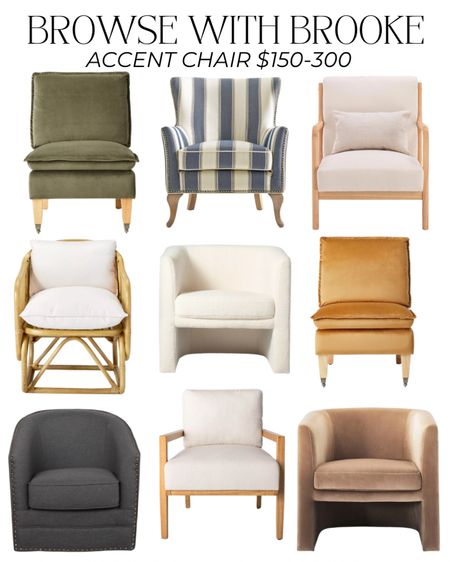 Browse with me! I did a round up of accent chairs for every budget. Everything in this mix under 300! 

Accent chair, armchair, upholstered chair, swivel chair, velvet chair, leather chair, neutral chair, rolling chair, budget friendly chair, living room seating, modern accent chair, traditional accent chair, wayfair, Amazon, Amazon home, anthro, Anthropologie, cb2, target, Kirklands, world market, under 300 accent chair 

#LTKhome #LTKstyletip #LTKunder100